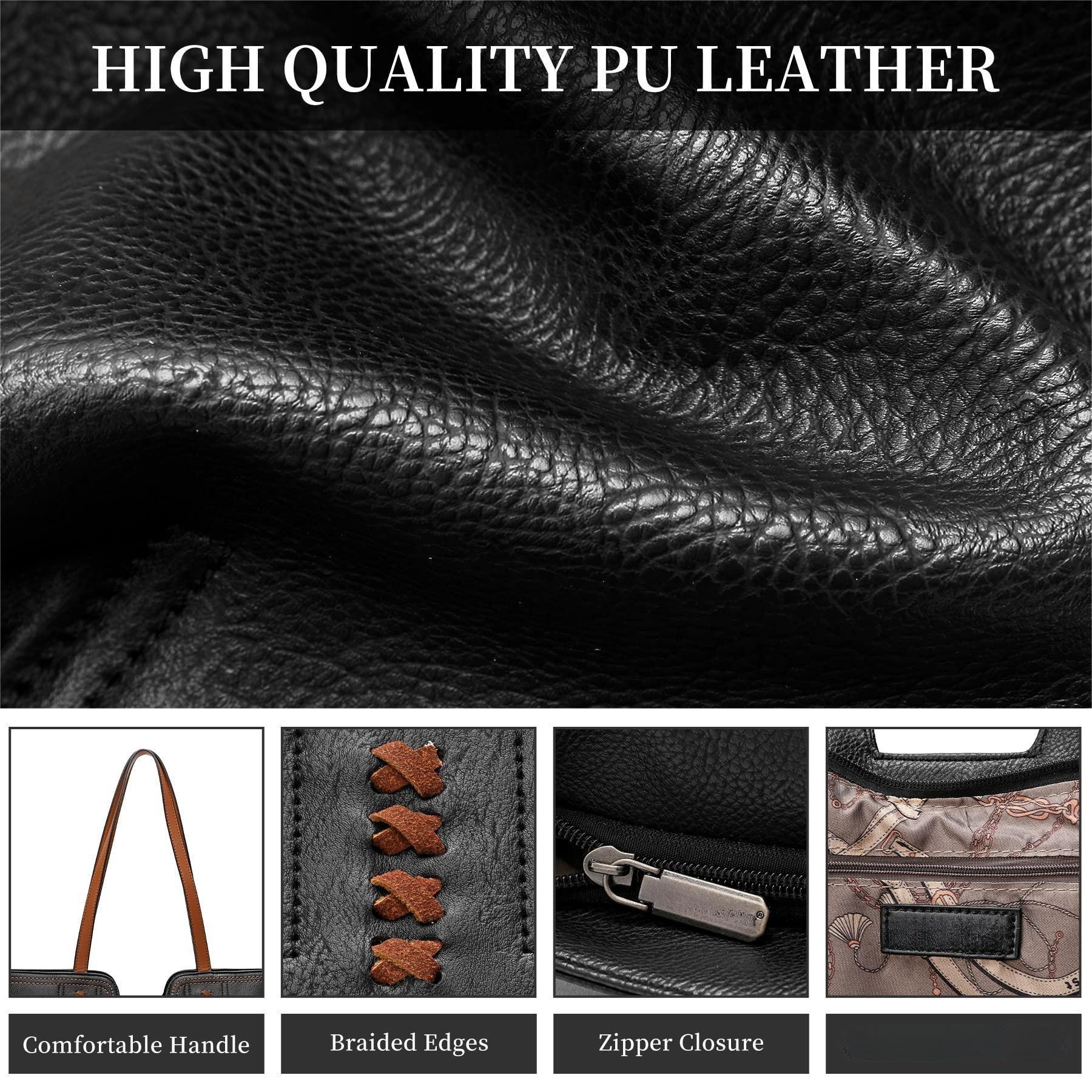 Miseleyio Tote Bag for Women Top Handle Satchel Purse Oversized Shoulder Handbag Hobo Bags