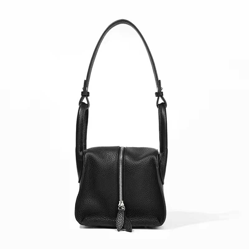 Fashion Simple Genuine Leather Women Shoulder Bag Unique Retro Real Leather Women Handbag