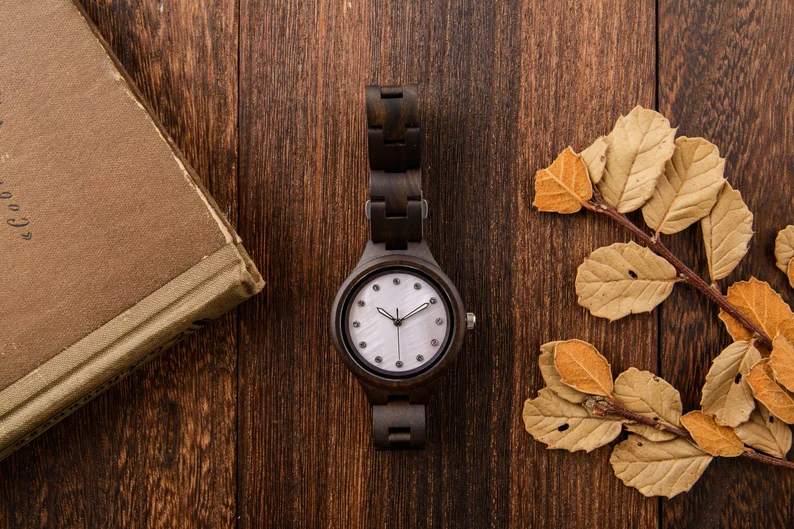 Women's Wood Watch, Custom Watch for Her, Personalized 5th Anniversary Gift Wife, Custom Wood Watch, Bridesmaid Gift Watches, Christmas Gift