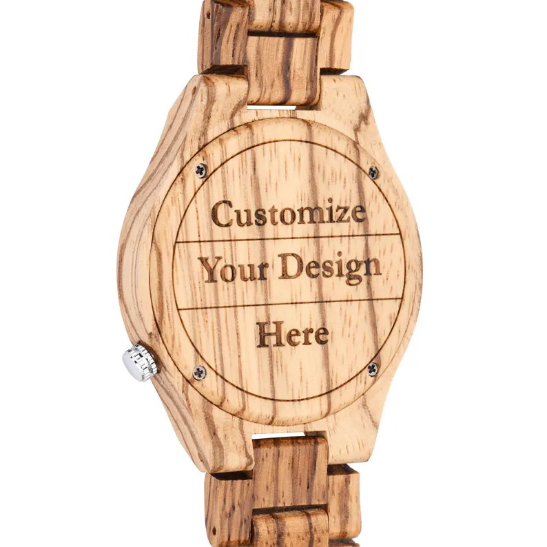 Wood Watch Engraved, Custom Watch for Men, Personalized Watches, 5th Anniversary Gift, Birthday Gift for Men, Wood Watch for Son