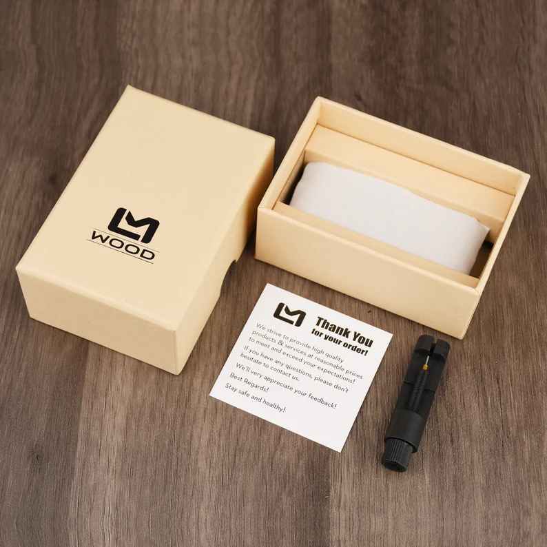 Men's Wood Watch, Personalized Watch, Casual Watch, Wooden Watch for Him, Birthday Gift, 5th Anniversary Gift, Custom Watch for Him